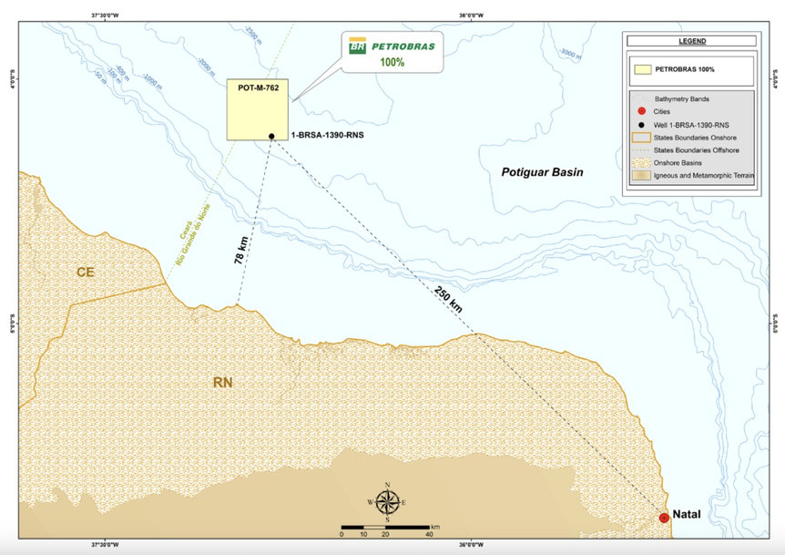 PETROBRAS DISCOVERS OIL IN ULTRA-DEEP WATERS OF THE POTIGUAR BASIN